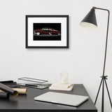 53 Chevy "La Bruja" Chopped Matte Paper Framed Poster With Mat